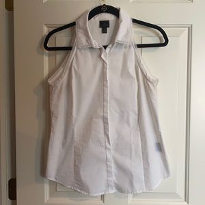 Worthington size small button down sleeveless top